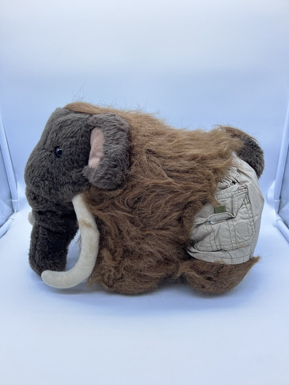 Build a Bear Prehistoric Woolly Mammoth W/tusks Brown 13”
